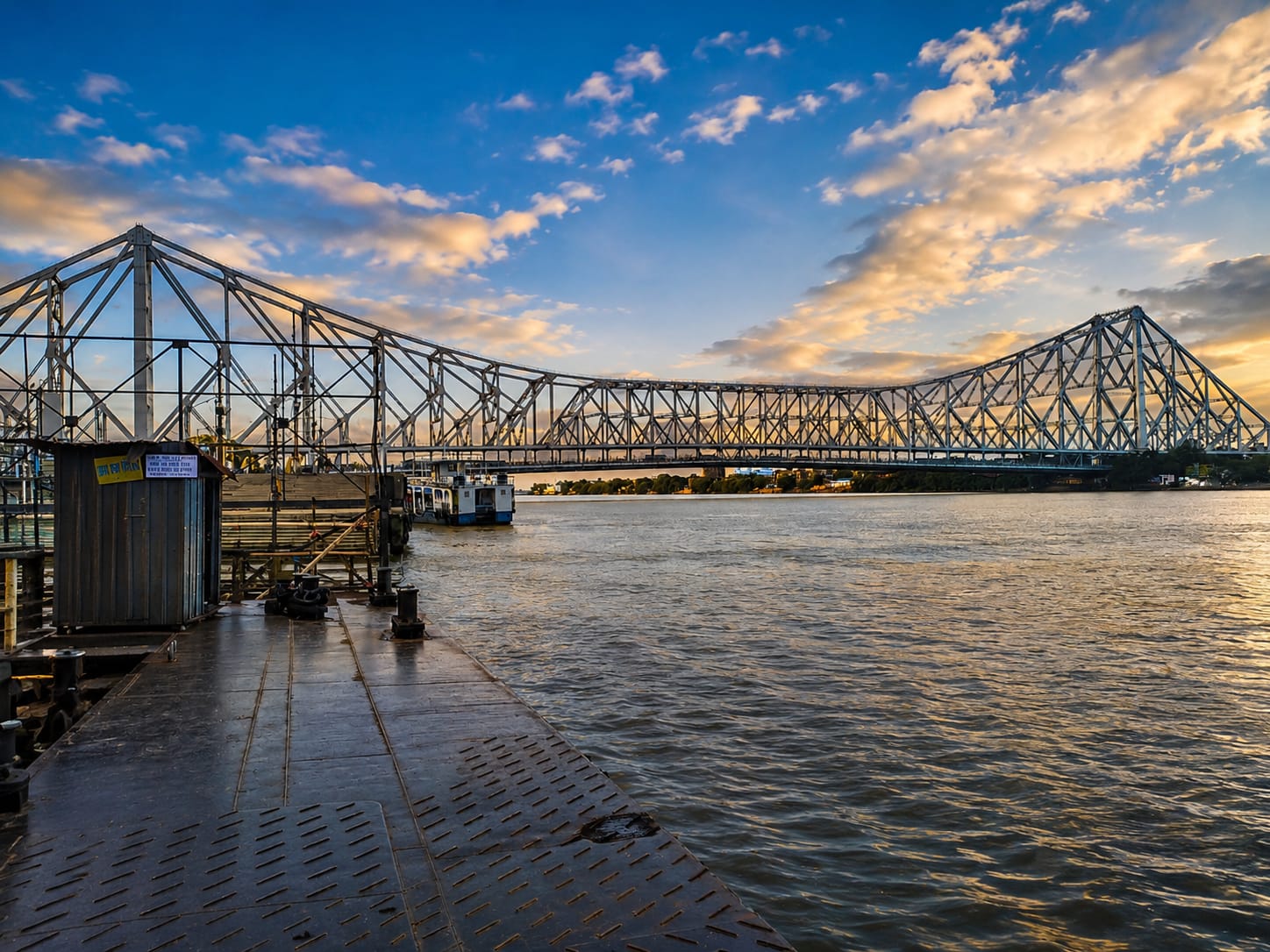 Howrah Bridge Kolkata cinematic photography by Vedansh Visuals